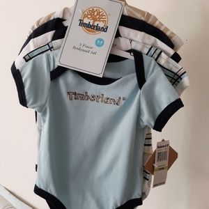 Timberland Babies Set of 5  bodysuits.